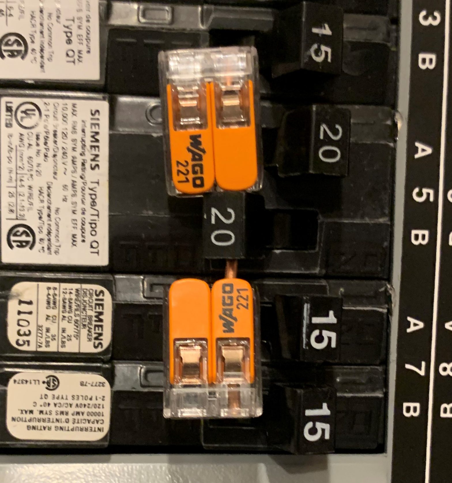 NO LIVE WIRE SURPRISES! Lock Circuit Breakers When Off Using Wagos and a Wire