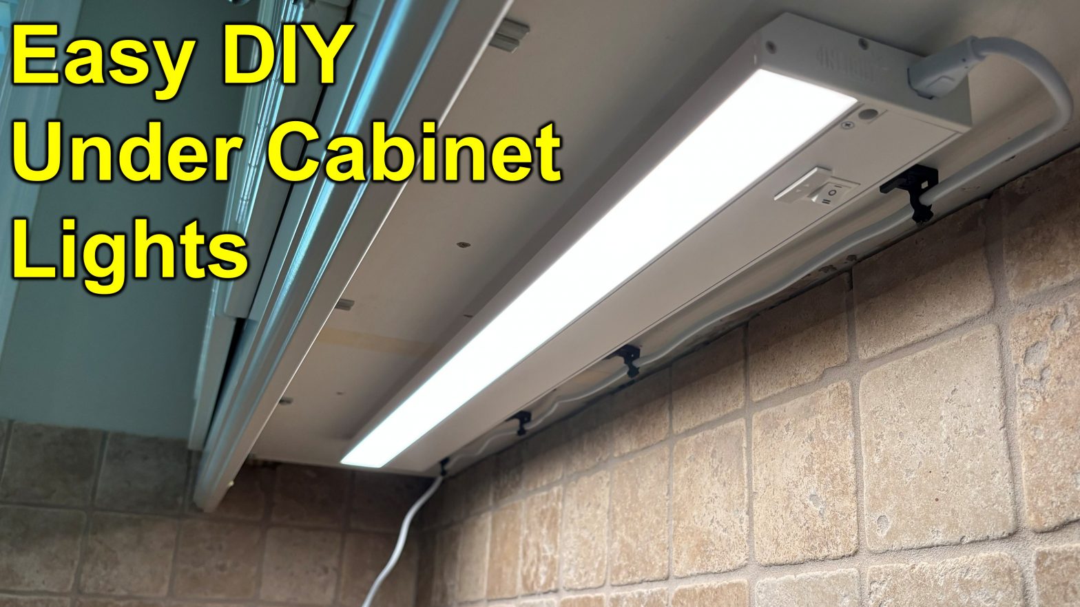 Plug-in Under Cabinet Lights; Easy Installation – No Electrical; Brightness & Color Options